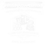 Flipping Iron Logo - White Inverse